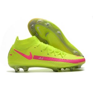 Nike Phantom GT Elite DF FG Zelená Růžový